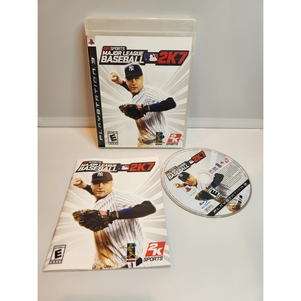 PS3 Playstation Major League Baseball 2K7 Very Good Manual Inc